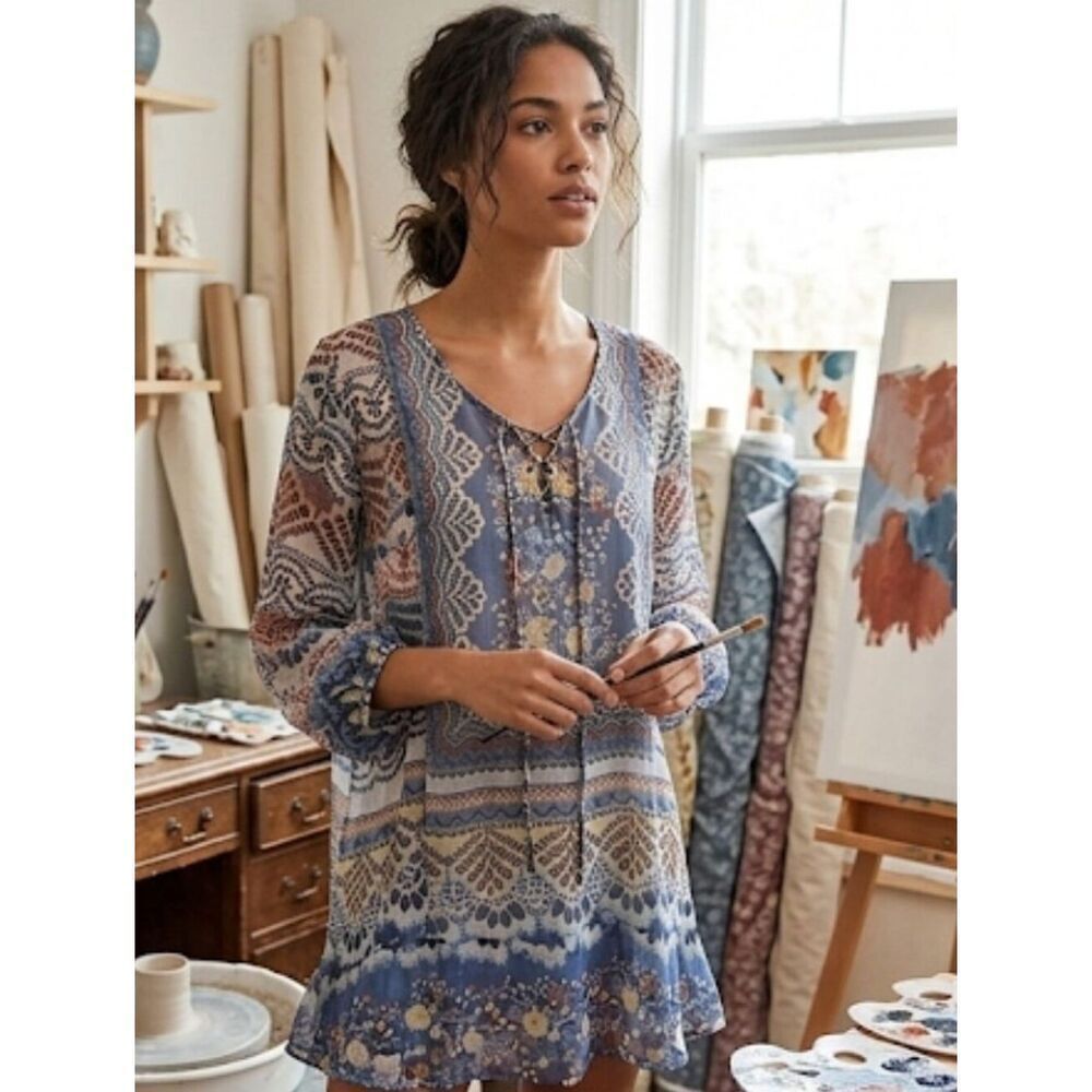 Unity World Wear Tunic/Top Sz L Lightweight